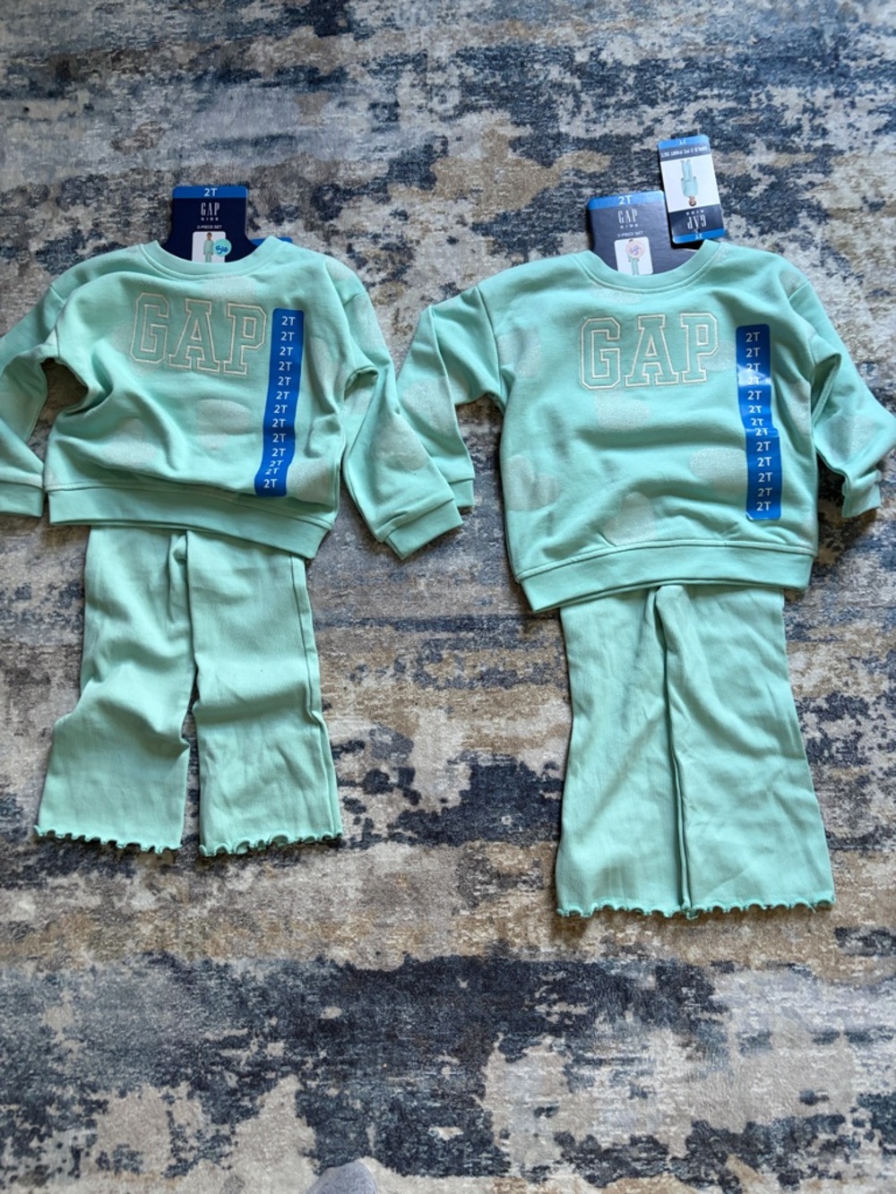 GAP Mint Green Sweatshirt and Flare Set
